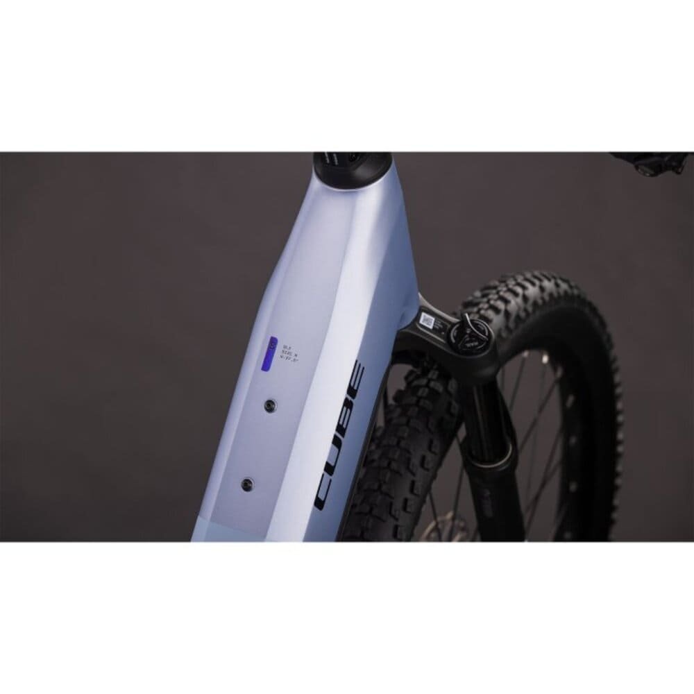 CUBE REACTION HYBRID SLX 800 Easy Entry E-Mountainbike 2026 gauzegrey / iceblue – Bild 3