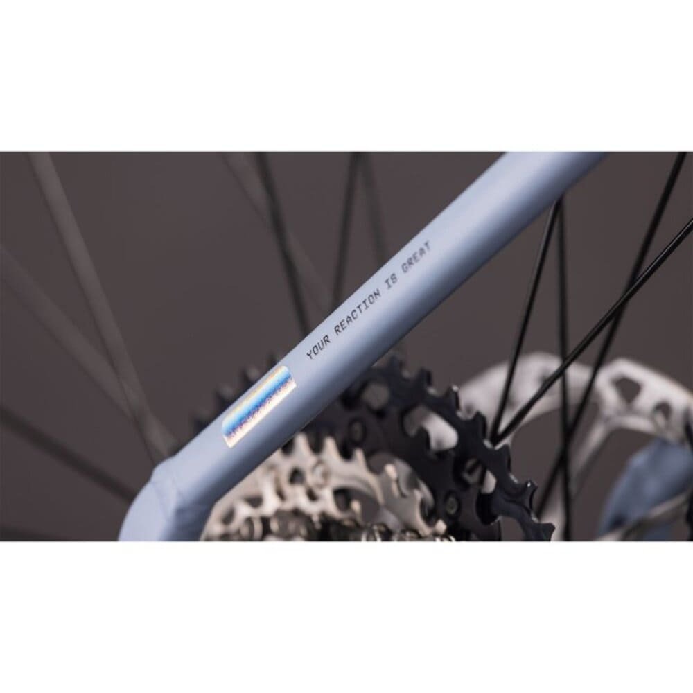 CUBE REACTION HYBRID SLX 800 Easy Entry E-Mountainbike 2026 gauzegrey / iceblue – Bild 6