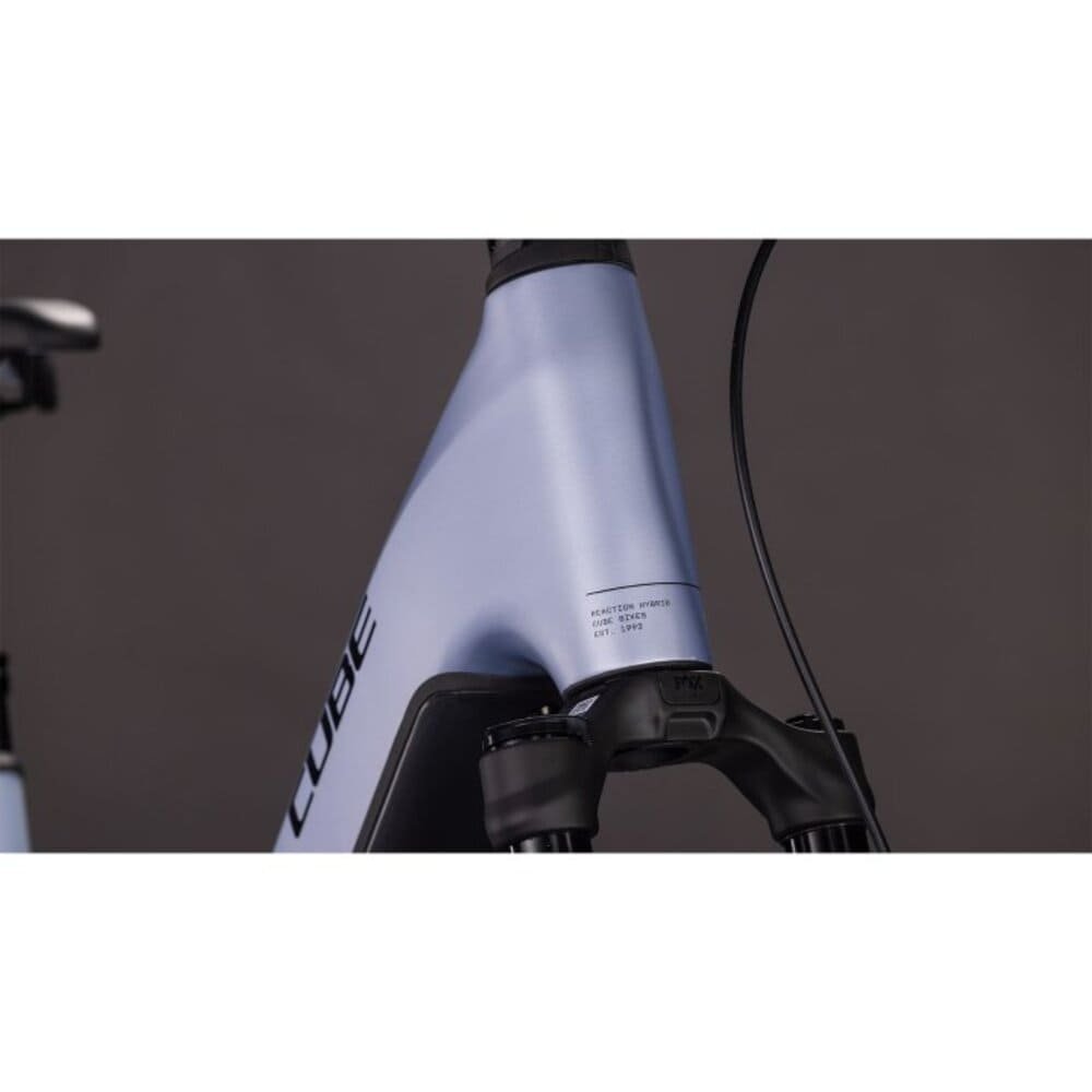 CUBE REACTION HYBRID SLX 800 Easy Entry E-Mountainbike 2026 gauzegrey / iceblue – Bild 7