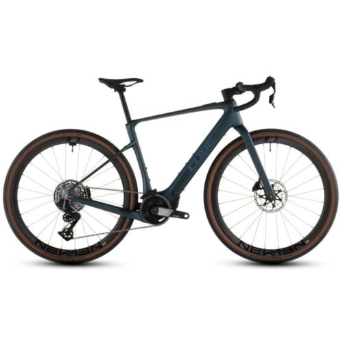 CUBE NUROAD HYBRID C:62 SLT 400X Gravel E-Bike 2026 Carbon royalgreen / crisscross