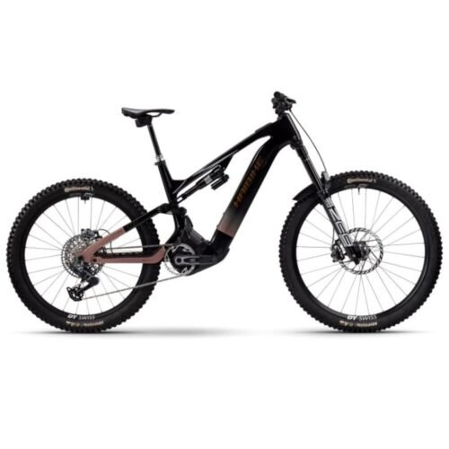 Haibike HYBE CF 11 AXS 29″/27.5″ Carbon E-Mountainbike 2025 black/copper/gold gloss