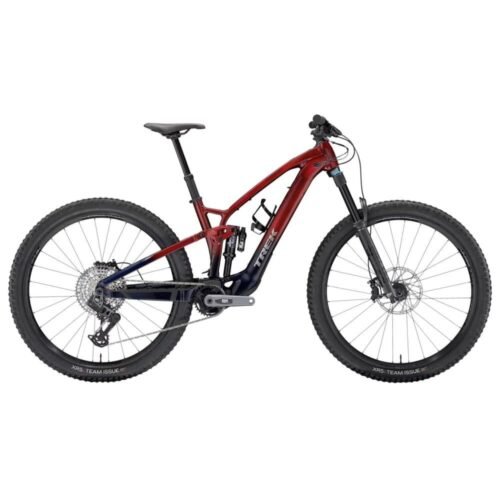 Trek FUEL EXe 8 GX AXS T-Type 29″ E-Mountainbike 2025 Rage Red to Deep Dark Blue Fade