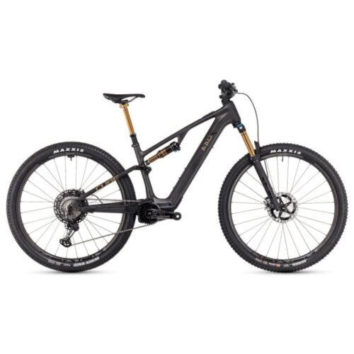 CUBE AMS HYBRID ONE44 C:68X SLT 400X 29″ Carbon E-Mountainbike 2025 carbon / golddust