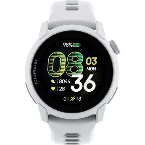 COROS PACE 4 GPS Multisportuhr – Silikonband – Schwarz