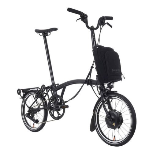 Brompton Electric C Line 16″ E-Faltrad 12-Speed 2025 High Bar matt black