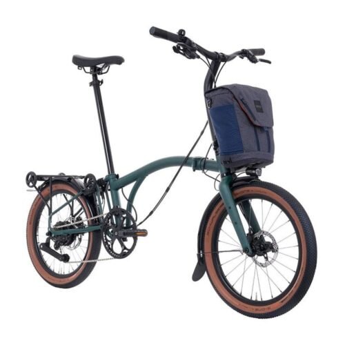Brompton Electric G Line 20″ E-Faltrad 4-Speed 2025 Small Bar forest green