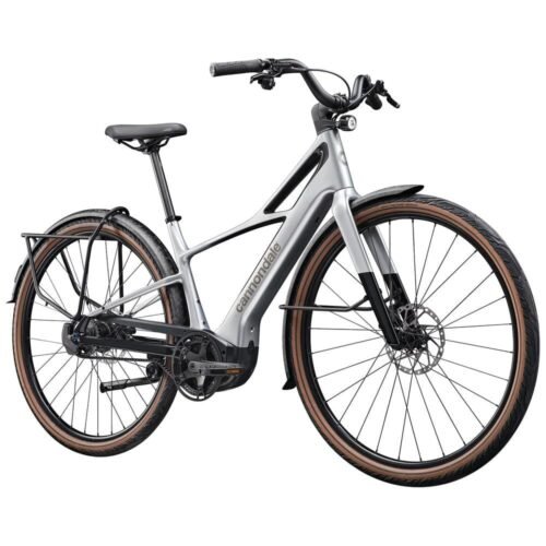 Cannondale FLYING V 1 28″ Carbon City E-Bike – 2026 silber