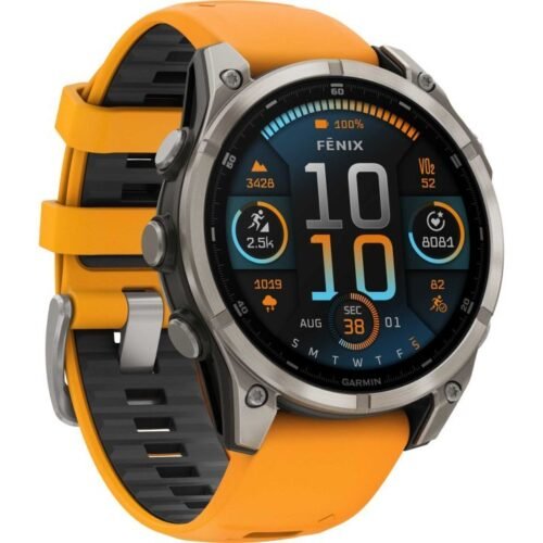 Garmin fenix 8 AMOLED Sapphire GPS Smartwatch – 47mm – Carbongrau DLC