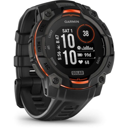 Garmin Instinct 3 Solar GPS Smartwatch 45mm – Schwarz