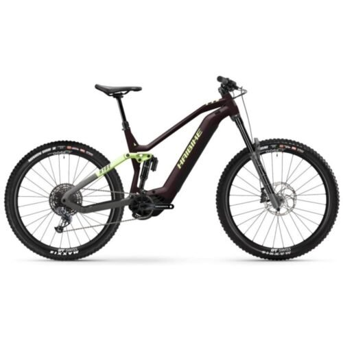 Haibike HYBE 10.5 i720Wh 29″/27.5″ E-Mountainbike 2024 choco/canary/grey matt