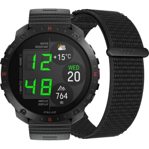 Polar Grit X2 Pro GPS Multisport Uhr Hook&Loop – schwarz
