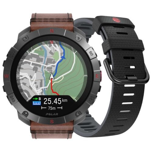 Polar Grit X2 Pro Titan GPS Multisport Uhr – Bronze (Lederarmband)