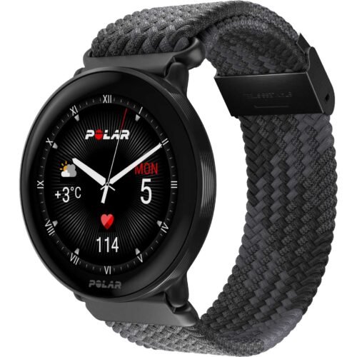 Polar Ignite 3 GPS Fitnessuhr – Braided Yarn – schwarz