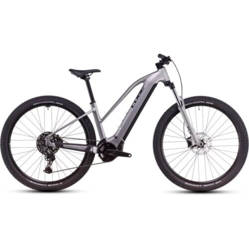 CUBE REACTION HYBRID ONE 600 Damen 29″ E-Mountainbike 2025 silver / black