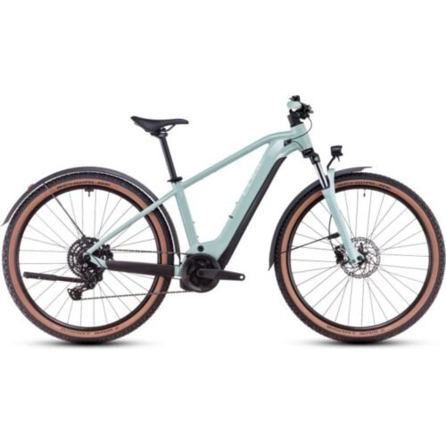 CUBE REACTION HYBRID Performance 625 Allroad E-Mountainbike 2025 29″ skylightblue / white