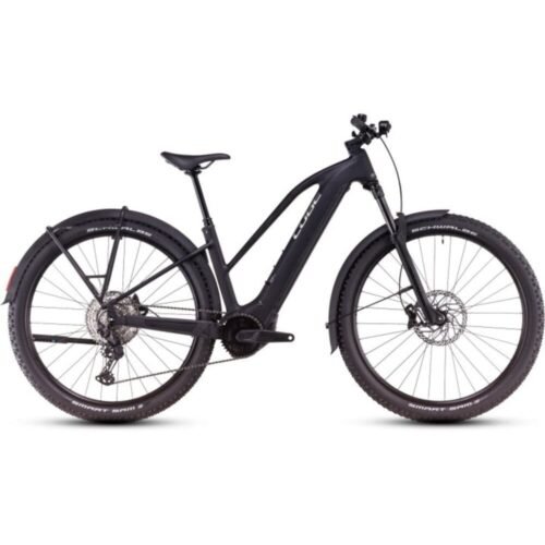 CUBE REACTION HYBRID Race 800 Allroad 29″ Damen E-Mountainbike 2025 black / metal