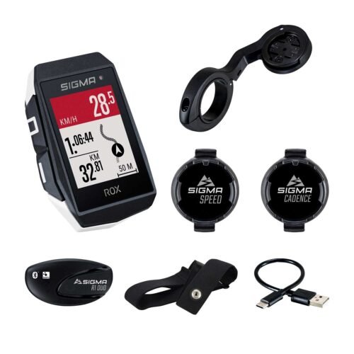 SIGMA ROX 11.1 EVO GPS Fahrradcomputer – Sensor Set – weiß