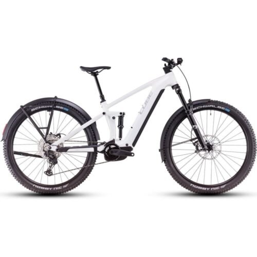 CUBE STEREO HYBRID ONE44 EXC 800 Allroad E-Mountainbike 2025 27.5″ metallicwhite / black