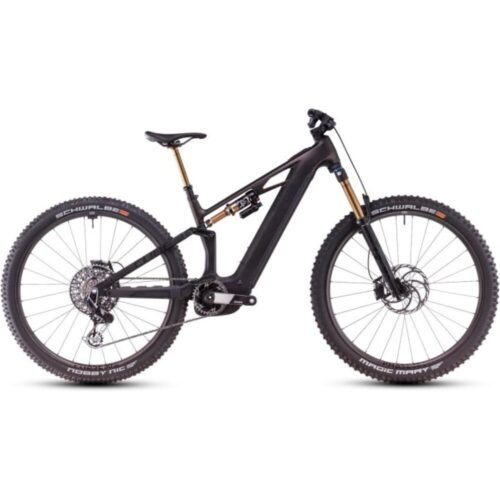 CUBE 27.5″ STEREO HYBRID ONE44 HPC SLT 800 Carbon E-Mountainbike 2025 liquidlava / black