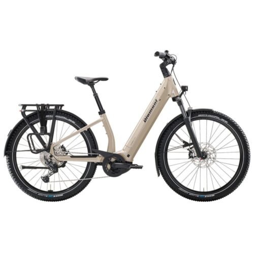 Diamant SUVEA TRIP PLUS 800Wh 27.5″ E-Bike City 2025 Easy Entry lehmbeige