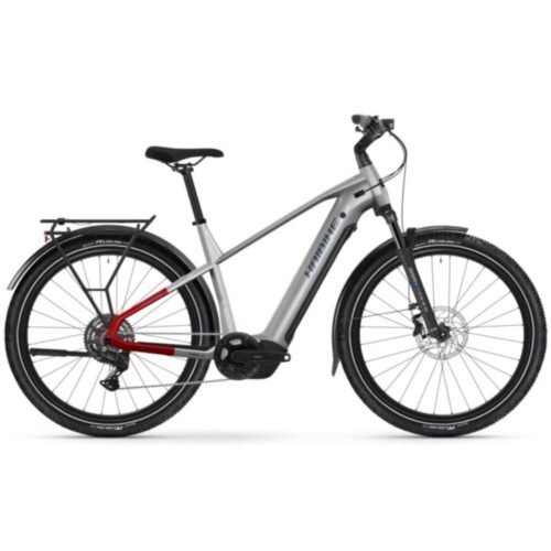 Haibike TREKKING 7 HIGH 27.5“ E-Bike Trekking 2025 soft grey/red/blue glossy